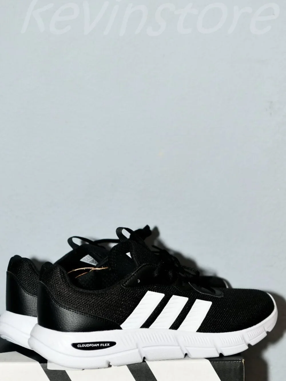 adidas Men's Cloudfoam Flex Sneaker Colors: Black